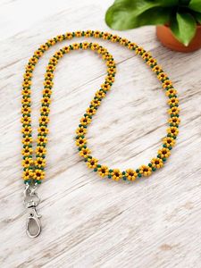 Artisan Hand Embroidered Beaded <b>Lanyard</b> Stylish Neck Strap <b>for</b> <b>Keys</b> ID Badge and Access Cards - Product Image 5