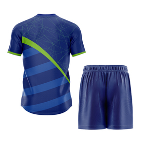 T-shirt de badminton personnalisé à col en V, manches courtes, 100 % polyester respirant, entièrement sublimé, pour équipe, à prix abordable - Product Image 4