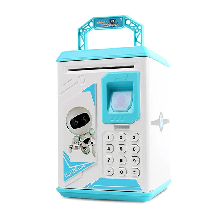 Children Electronic Piggy Children Digital Coins Cash Saving Bank Safe Money Box Safe Atm Piggy Bank Atm Bank Toy