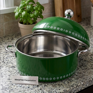 Stainless steel casserole hot pot food warmer insulated <b>serving</b> <b>dish</b> thermal hotpot <b>set</b> kitchenware luxury arabian buffet <b>dishes</b> - Product Image 4