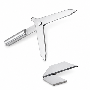 Heavy Duty Steel <b>Center</b> <b>Finder</b> Square 1-1/2inch (38mm) with Round Bar <b>Finder</b> Head and 3/8inch Diameter - Product Image 1