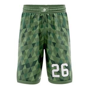 Custom Basketball Shorts Teamwear Full Sublimation Print Quick Dry Breathable Mesh Workout Training Athletic Sportswear - Product Image 1