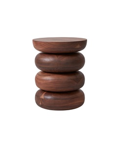 Mesa auxiliar de madera ligera, fácil de mover pero lo suficientemente resistente para decoración diaria y uso práctico. - Product Image 1