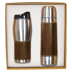Étui de transport pour bouteille d'eau en cuir vintage fait main, tactique, pour voyage et extérieur, support de gourde en acier inoxydable avec sangle - Product Image 6