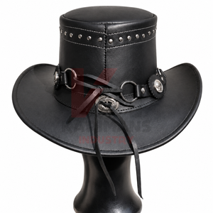 Production en gros de chapeaux de cowboy en cuir véritable, style western ranch et rodéo, OEM ODM, approvisionnement en gros pour les distributeurs mondiaux - Product Image 2