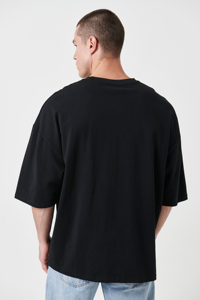 T-shirt Homme Oversize à Épaules Tombantes, Coupe Boxy, Design Uni, Vente en Gros, Fournisseur Fabricant - Product Image 4