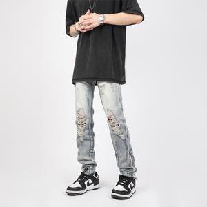 Foreign Trade Women's High <b>Waist</b> Skinny Fit Casual Denim <b>Jeans</b> <b>Elastic</b> <b>Waist</b> Spring Summer Autumn Winter Wholesale - Product Image 5