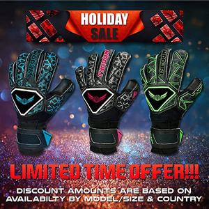 Guantes de portero profesional de fútbol, guantes de alta calidad, guantes de portero elegantes, nuevos - Product Image 2