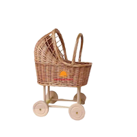 Poussette vintage légère et durable, fabriquée à la main au Vietnam, prise en charge par l'OEM/ODM, pour un usage ludique en extérieur