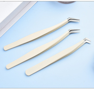 Pince à épiler économique en acier inoxydable pour cils, maquillage de précision, épilation des sourcils, mise en forme, soins de beauté, extension de cils - Product Image 6
