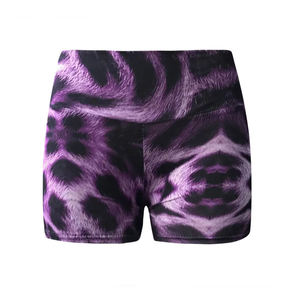 Nouveaux shorts de sport pour femmes, taille haute, imprimés par transfert thermique, coupe simple, pour la gym et les activités sportives, légers et coupe-vent, vente en gros - Product Image 3