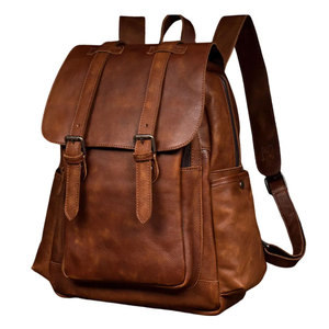 Mochilas de cuero para hombre y mujer, elegantes y a la moda, con diseño sólido, en venta. - Product Image 4
