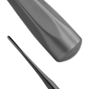 Lève-dents droit luxateur en acier inoxydable 2 mm, instrument chirurgical dentaire pour extraction, chirurgie buccale, manuel et réutilisable - Product Image 6