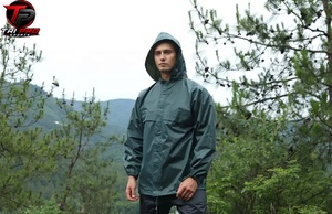 Chaqueta Impermeable para Hombre, Ligera, Transpirable, con Capucha, de Secado Rápido, Resistente al Viento, para Senderismo al Aire Libre, de Nailon, para Otoño - Product Image 4