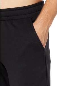 Joggers de secado rápido para hombre, ropa deportiva informal para Fitness, material de lona de cintura media elástica, pantalones de chándal delanteros planos para uso en el gimnasio - Product Image 2