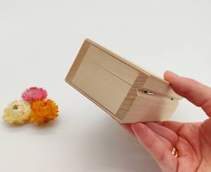 Unfinished Wooden <b>Pine</b> <b>Box</b> Craft Jewelry <b>Box</b> with Locking Clasp Wooden Treasure Chest Hand Made Wood Jewelry <b>Box</b> - Product Image 4