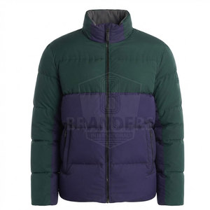Chaqueta con capucha cálida para hombre, estilo acolchado, con cierre completo ligero y apariencia casual moderna. - Product Image 5