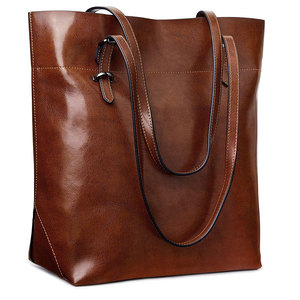 Nuevo Estilo, Bolso de Mano de Cuero de Primera Calidad, Duradero, con Dos Cierres, Venta Directa de Fábrica, Precio Económico para Venta en Línea - Product Image 5