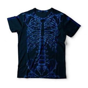 T-shirt noir pour homme, manches courtes, col rond, imprimé numérique, design de personnage Jack Skellington, jersey décontracté, coupe régulière, longueur normale - Product Image 5