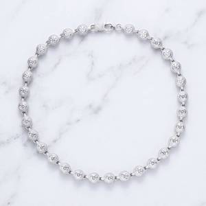 สร้อยคอฮิปฮอปแบบ Cuban Link ประดับเพชร VVS Moissanite รูปทรงกลม เงินแท้ 925 สำหรับผู้ชาย มีจำหน่ายแล้ว - Product Image 5