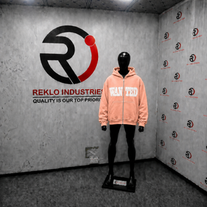 Sweat à capuche zippé oversize unisexe, style streetwear, avec imprimé graphique 'Wanted', épaules tombantes, fermeture éclair intégrale, pour tenue décontractée - Product Image 3