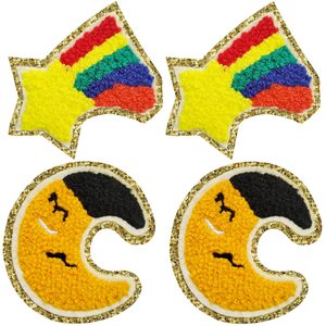 Parches de Chenilla Personalizados Más Vendidos - Diseño de Flores Bordadas en 3D, Impermeables, Termoadhesivos, Suaves y Duraderos, Todos los Tamaños, Logotipo Personalizado - Product Image 2
