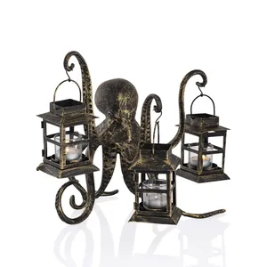 Nouvelle Tendance : Porte-bougie en Métal Fait Main, Décoration d'Intérieur de Luxe Premium, Fournisseur d'Usine en Gros, Lanterne en Bois Faite à la Main, Style Contemporain - Product Image 2