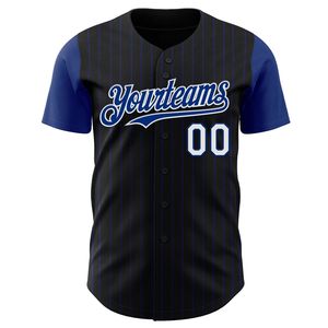Professional Custom Team Name Pinstripe Baseball Uniform Jersey 100% <b>Polyester</b> Heat-Transfer Printed Breathable Short Summer - Product Image 2