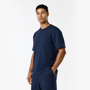 Camiseta Casual para Hombre, 100% Algodón, Corte Holgado, Lisa, con Logotipo Personalizado en Relieve, Peso de la Tela 200 Gramos, Camisetas Personalizadas para Hombre - Product Image 1