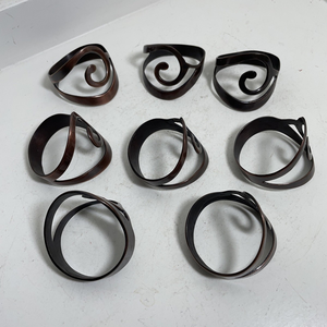 Increíble Anillo para Servilletas de Hierro Ecológico, Diseño Floral Más Vendido, Diseño Personalizable, Alta Calidad, Precio Económico, Uso en Bodas/Fiestas - Product Image 2