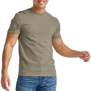 Camiseta de Hombre de Algodón Pima Lisa de Alta Calidad, Ajustada, con Logotipo Personalizado por Sublimación, Tallas Grandes, Venta Caliente - Product Image 1