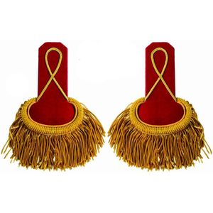 Epaulettes de Uniforme de Banda al por Mayor, de Alta Calidad, en Poliéster/Nylon, Colores Personalizados, Servicio OEM, Epaulettes de Hombro Personalizadas - Product Image 3