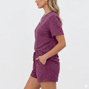 Conjunto Minimalista de Dos Piezas, Tela Suave y Transpirable, Ecológico, Informal, Cómodo para Uso Diario - Product Image 3