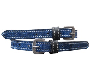 Sparkle Leather Spur <b>Straps</b> with Loops Durable Equestrian Riding Accessory - Product Image 5