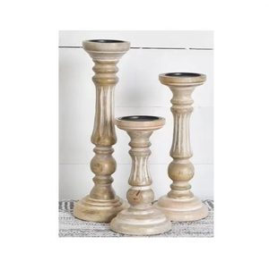 ชุดเชิงเทียนไม้แกะสลักลายเงา ทำมือ เป็นมิตรกับสิ่งแวดล้อม สไตล์วินเทจคลาสสิก ของตกแต่งรอมฎอน ราคาและดีไซน์ปรับแต่งได้ - Product Image 3