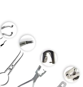 Professional Dental Rubber Dam Kit Stainless Steel Endodontic Instrument <b>Set</b> with Rubber Dam Frame <b>Punch</b> Forceps and Assorted - Product Image 5