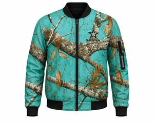 Chaqueta Bomber de Camuflaje RealTree de Alta Calidad Personalizada, Fabricante OEM de Chaquetas Tácticas de Vuelo para Hombre - Product Image 3