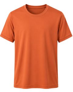 Manufacturer Orange <b>Mens</b> Sports T Shirt Breathable Quick Dry Gym Running Fitness Athletic 100 Polyester Training Tee <b>Top</b> Wear - Product Image 1