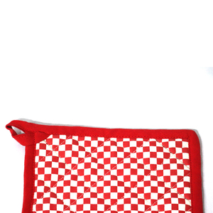 ที่จับหม้อผ้าแคนวาสลายตารางหลากสี ดีไซน์สวยสะดุดตา น้ำหนัก 135-200 กรัมต่อตารางเมตร ผลิตจากผ้าฝ้าย 100% สำหรับใช้ในครัวและบนโต๊ะอาหาร - Product Image 4