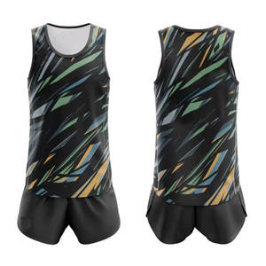Nouvelle Arrivée Tenue de Sport Personnalisable Couleurs Variées en Tissu Polyester/Coton Respirant Léger pour l'Été – Uniforme de Course et d'Athlétisme Uni – Le Meilleur Choix - Product Image 4