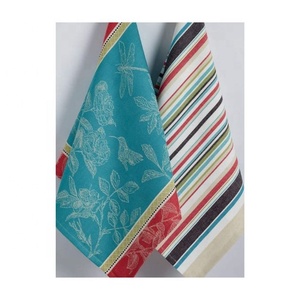 Lavender Colour Waffle Weaved Ultra Soft 40x60cm Cotton Durable Pure 100% Cotton Japanese Bohemian Embroidered Golf Dish <b>Towels</b> - Product Image 4