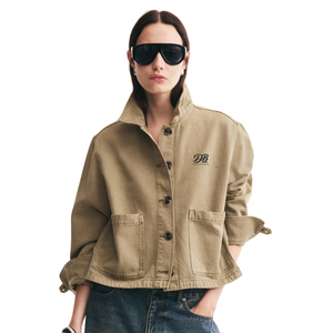 Veste en jean pour femme, décontractée, à manches longues, boutonnée, coupe ajustée, légère, streetwear, pour le printemps, l'automne, usage quotidien - Product Image 1