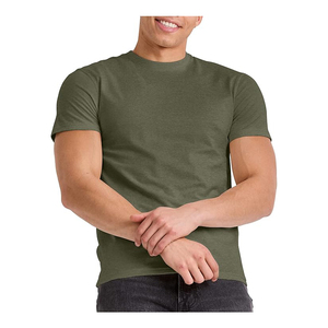 T-shirt en coton respirant à col rond et manches courtes pour homme – Vente en gros d'été - Product Image 4