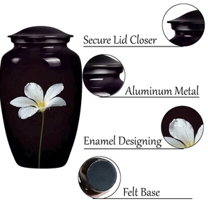 church supply aluminium urn funeral director aluminium urn ashes keepsake aluminium urn <b>memory</b> urn aluminium <b>vase</b> tribute <b>vase</b> - Product Image 3