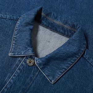 ARTIZ INTERNATIONAL Men's Vintage Formal Denim Jacket 100% Cotton Eco-Friendly Acid Wash <b>Button</b> <b>Fly</b> Regular Fit - Product Image 5