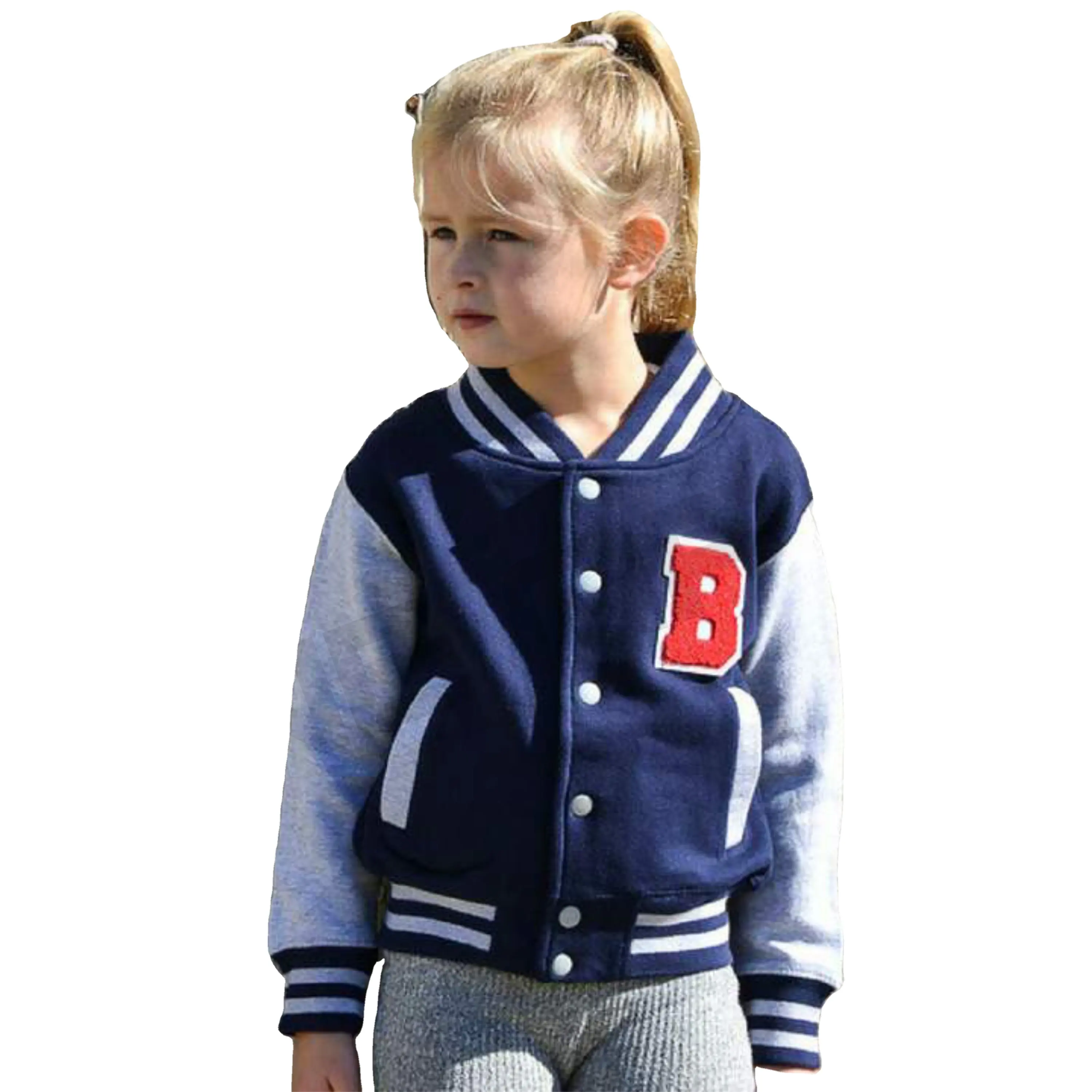 letterman Baby Jacket Wholesale Boys Girls Baby For Kids Versity Winter Warm Baby Children's Jacket Coat
