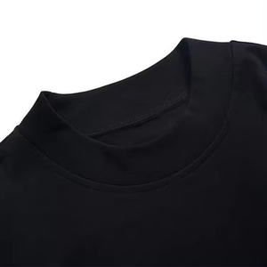 Camisetas Extra Grandes de Algodón 100% Pesado con Logotipo Personalizado para Hombre, Camisetas Casuales de Manga Corta de Verano de Alta Calidad para Hombre - Product Image 2