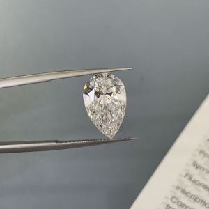 Diamant de laboratoire certifié IGI, taille poire, couleur D E F, clarté VVS VS, diamant brillant non monté pour bijoux de fiançailles, meilleur prix - Product Image 3