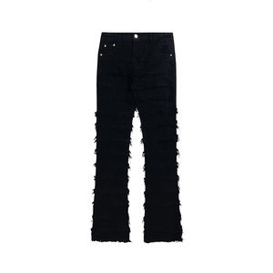 Jeans Holgados para Hombre, Transpirables, de Alta Calidad, 100% Algodón, Ecológicos, Casuales, para Otoño y Primavera, Lavados, Venta al Por Mayor OEM - Product Image 2