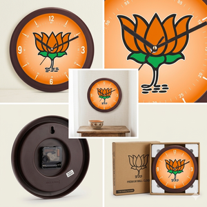 Horloge murale en plastique personnalisée avec impression numérique pour usage professionnel et de campagne - Product Image 3